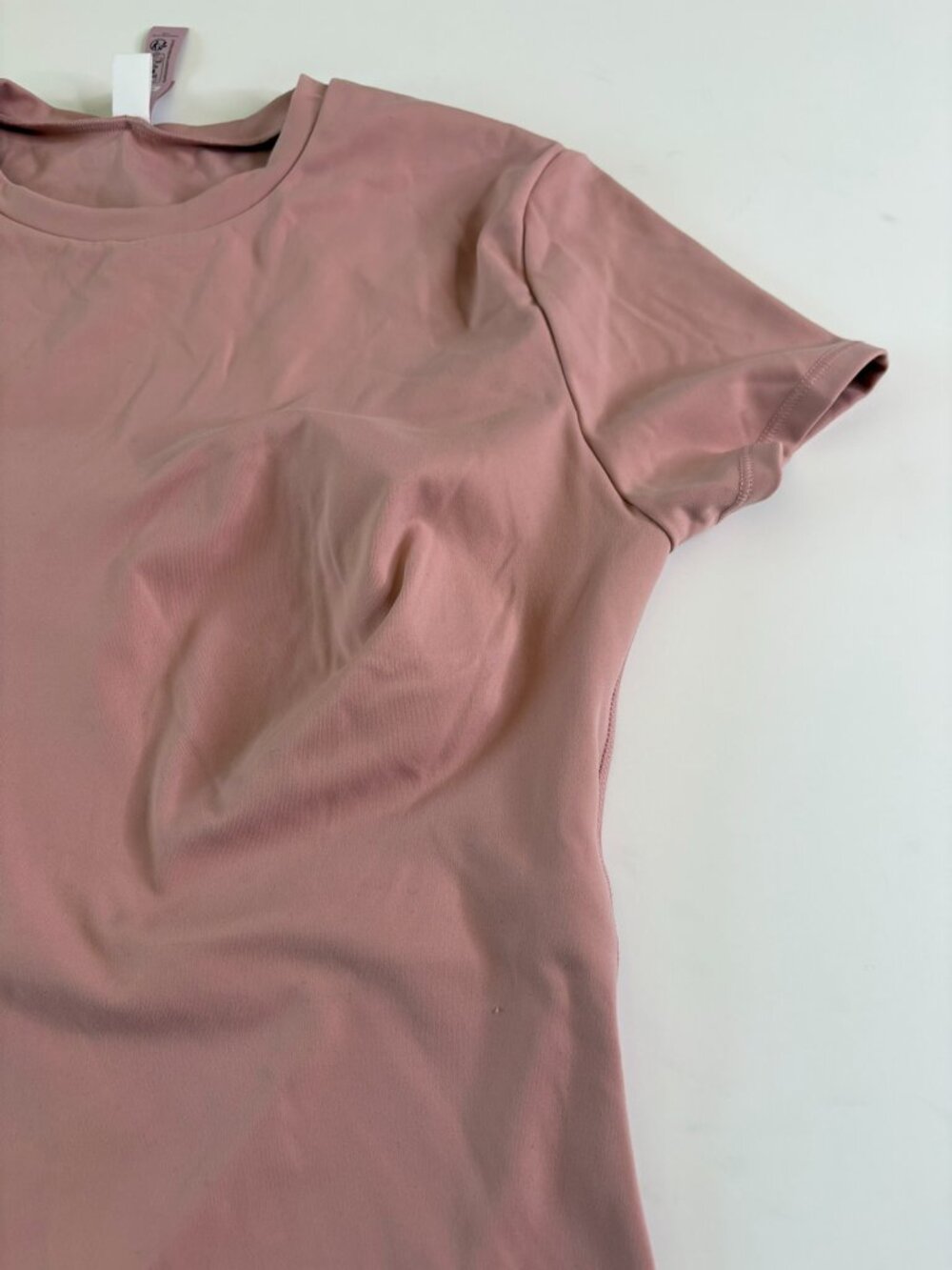 SKIMS x Nike Padded Baby Tee – Himalayan Pink – Size XL – Sculpted Stretch Top - Picture 11 of 16